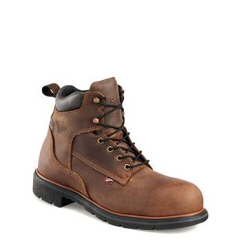 Red Wing Férfi DynaForce 6-inch Safety Toe Munkavédelmi Bakancs Teve